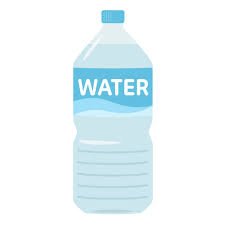 Bottled water in a Queens, NY, halal restaurant