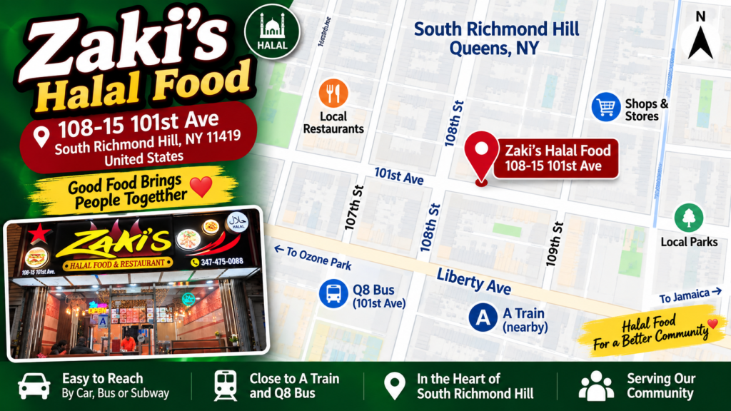 how do you get zaki's halal food?